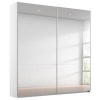 Ormar S Kliznim Vratima Reflect - boja aluminijuma/bela, Moderno, staklo/metal (175/210/59cm) - Modern Living