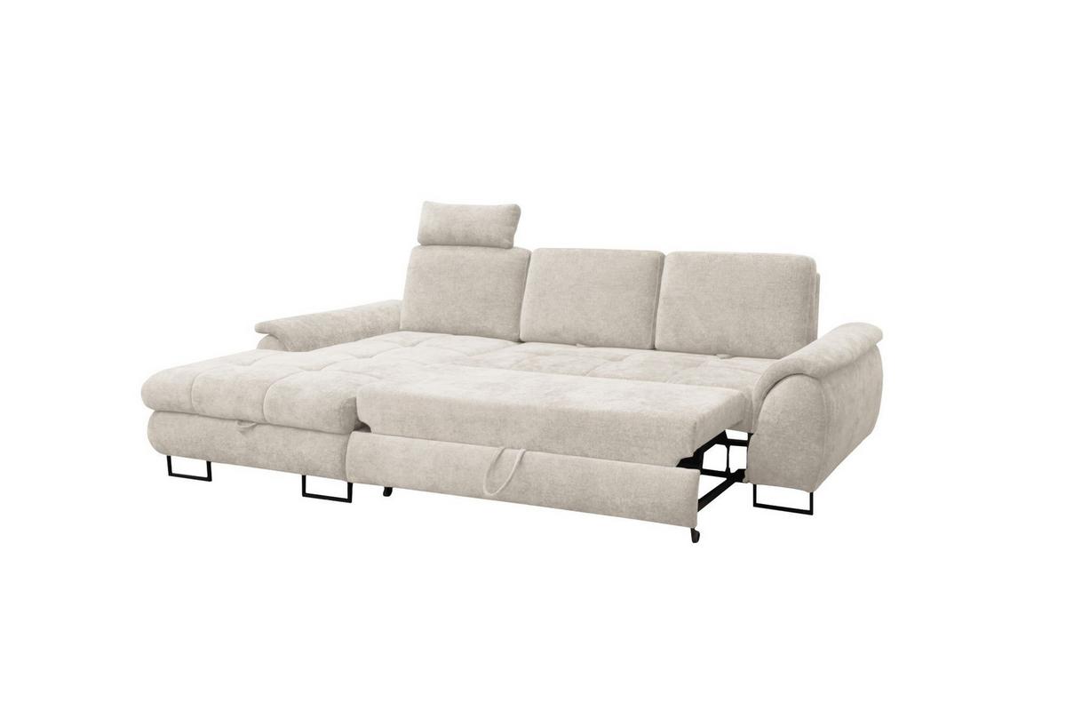 Kutna Garnitura Lago - crna/krem, Moderno (176/95/272cm) - Modern Living