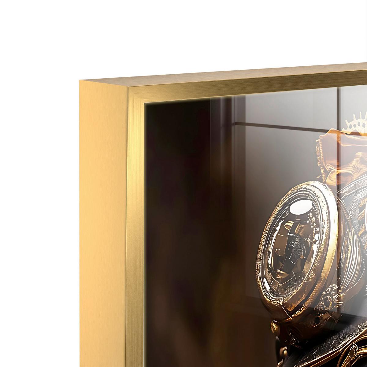 Glasbild Multicolor ca. 80x120cm - Multicolor, Basics, Glas/Holz (80/120cm)