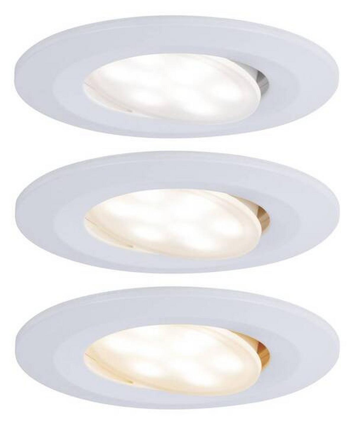 LED-Deckenleuchte Calla IP65 in Weiß max. 5,5 Watt - Weiß, Basics, Kunststoff (9cm) - Paulmann