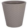 Pflanzentopf Gala in Taupe - Taupe, Kunststoff (39/37cm)