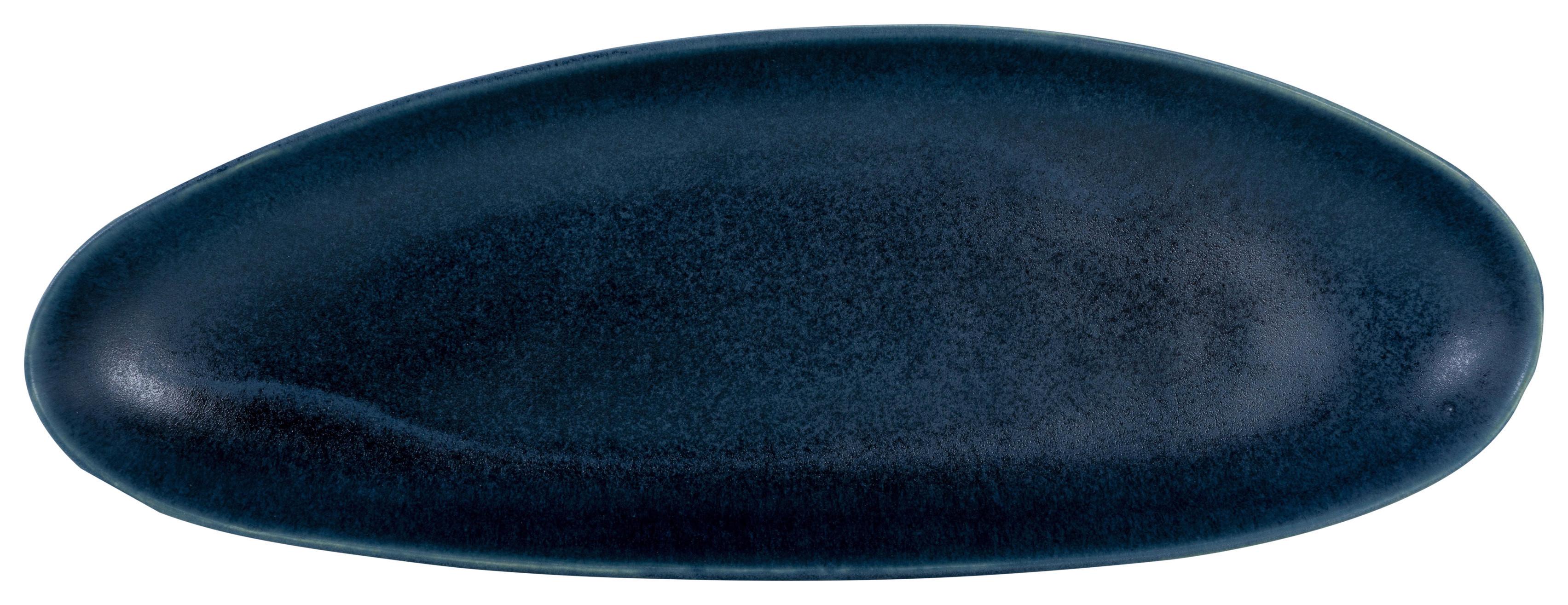 Kínálótál Gourmet - Xl - kék, Modern, kerámia (39/22/4cm) - Premium Living