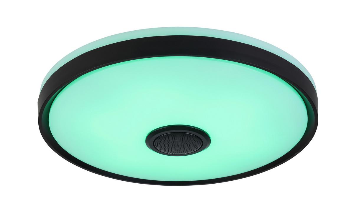 Led Smart Mennyezeti Lámpa Mirsada - fekete/fehér, műanyag/fém (42/8,5cm) - Premium Living
