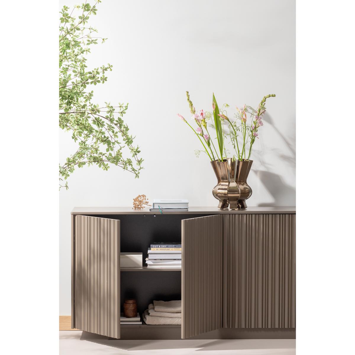 Sideboard Nova Braun B: 200 cm - Braun, Design, Holz (200/85/40cm) - Livetastic