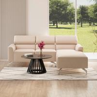 Couchtisch Ennio Schwarz MDF - Schwarz, MODERN, Holz/Holzwerkstoff (80/40/80cm) - Bessagi Home