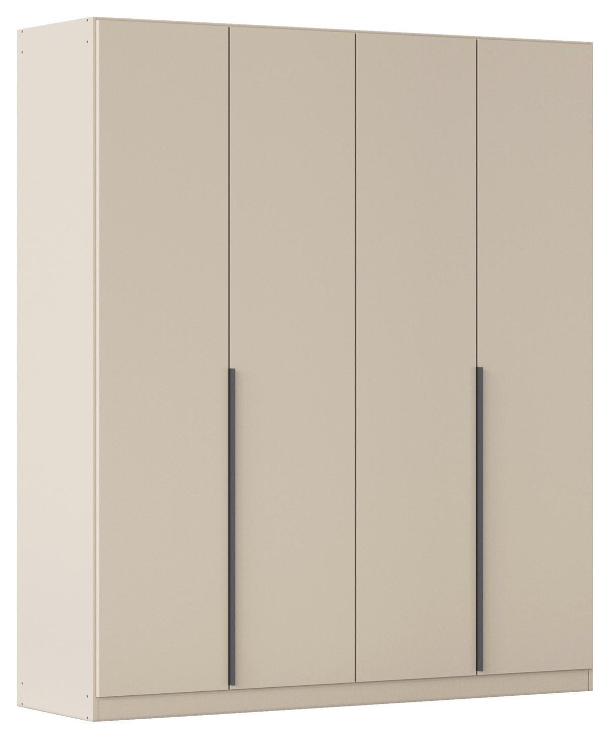 Drehtürenschrank Alabama Champagner - Champagner/Grau, MODERN, Holzwerkstoff/Metall (181/229/54cm) - Rauch Möbel