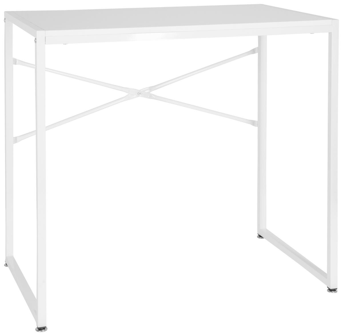 Pisalna Miza Easy Up I, Bela - bela, Moderno, kovina/leseni material (78/46/76cm) - MID.YOU