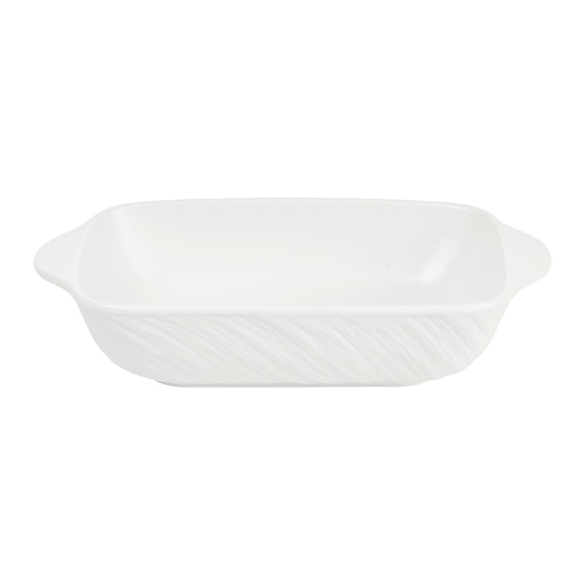 Sütőtál Ruki - M - fehér, Konventionell, kerámia (23.5/16.2/6cm) - Mömax