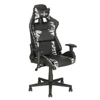 Gaming Stol Army Črna, Vojaški Potisk - siva/črna, Moderno, kovina/umetna masa (67/125-135/60cm) - Mömax