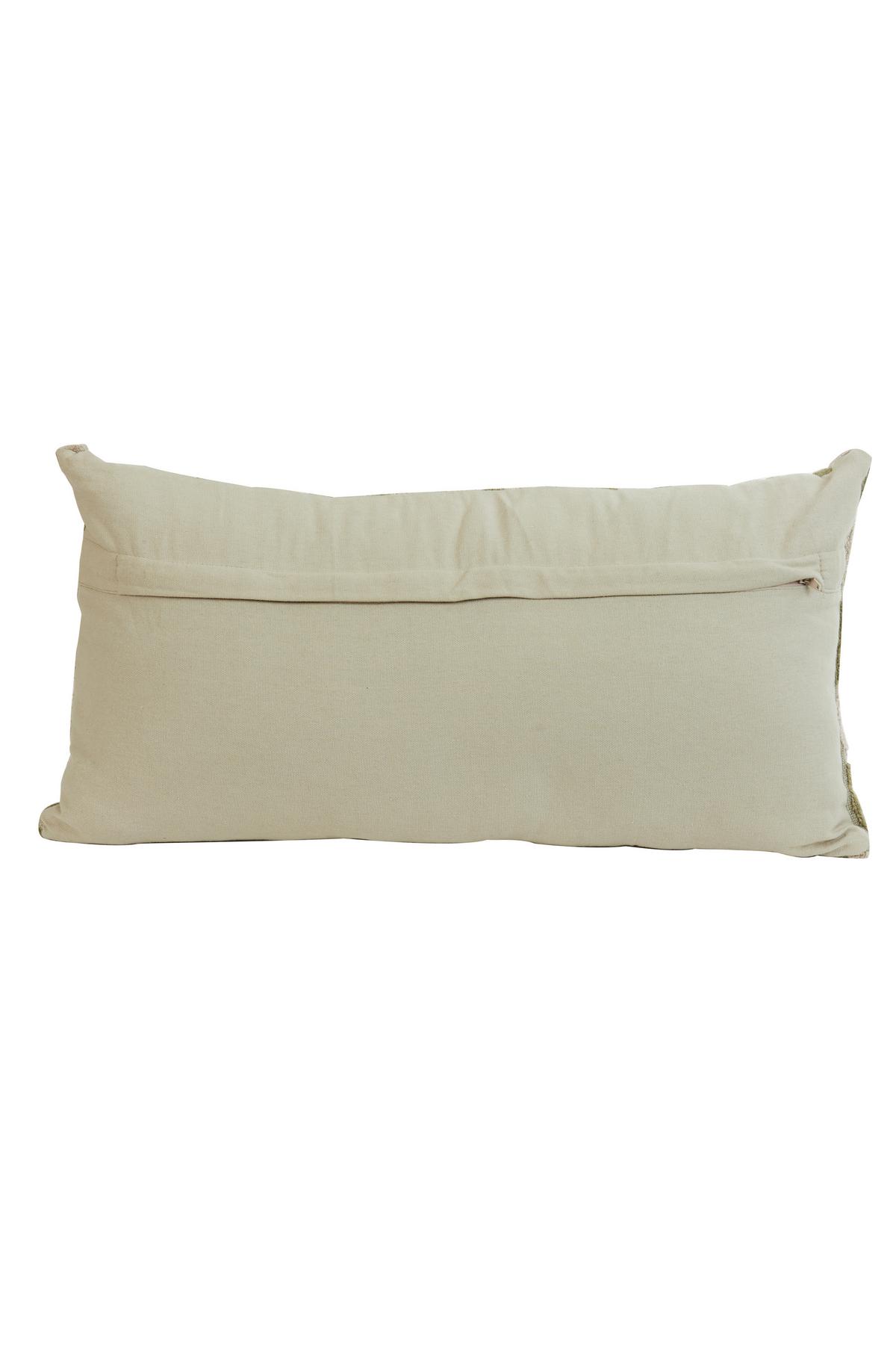 PODUSZKA DEKORACYJNA 6857769_JEMBANA - kolor piaskowy/oliwkowa zieleń, Lifestyle, tkanina (60/30cm) - Light & Living