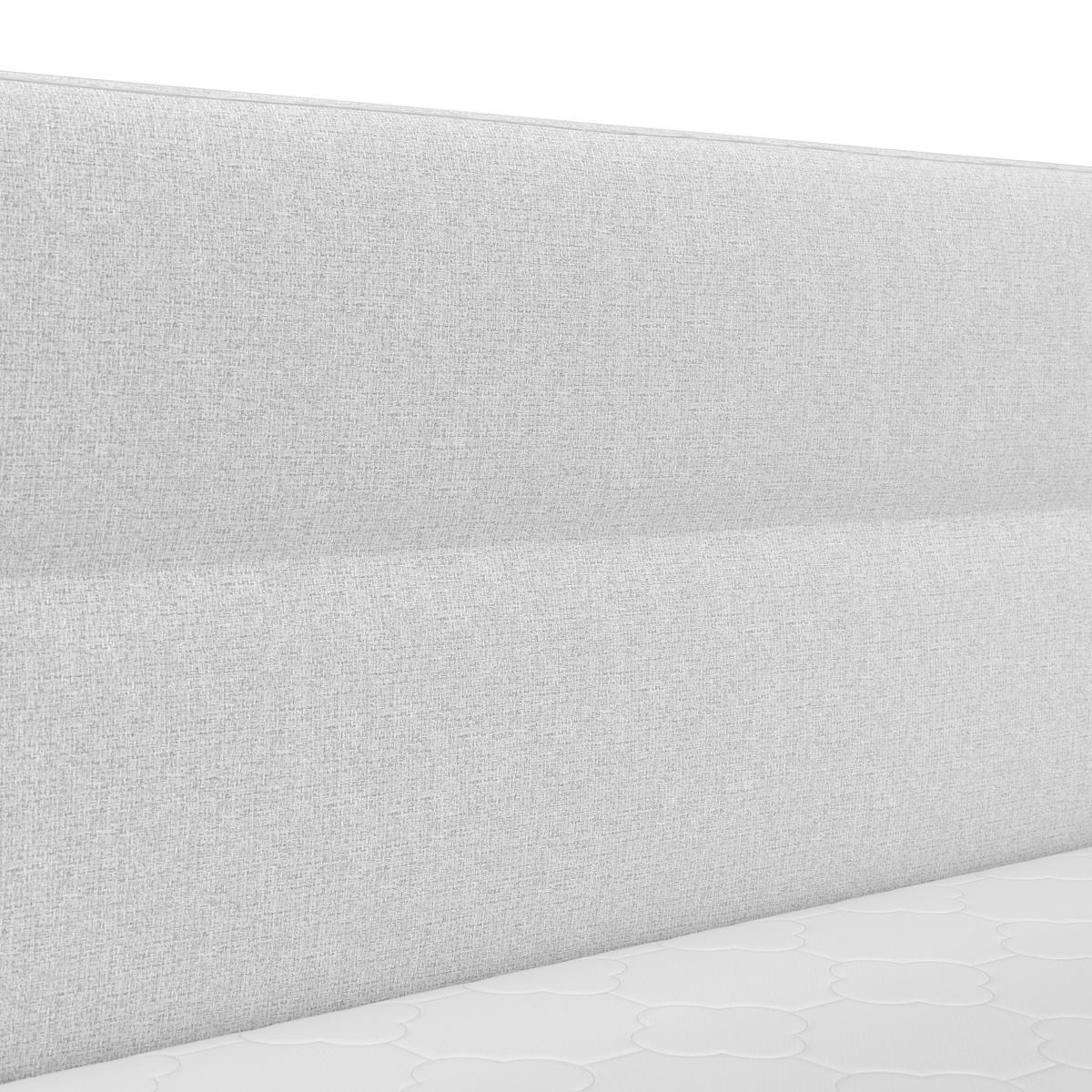 Box Ágy Marco - világosszürke, Modern, textil/fa (180/200cm) - Bessagi
