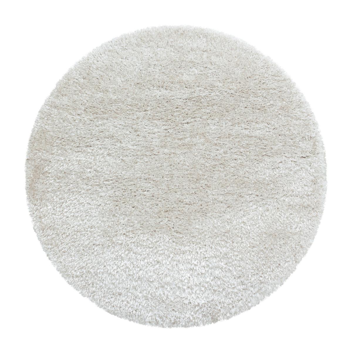 Hochflorteppich Brilliant Naturfarben Ø ca. 120cm - Naturfarben, Basics, Textil (120cm)