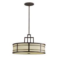 Függőlámpa Fe-Fusion-P-L - bronzszínű, Natur, üveg/fém (53.3/38.1cm) - Elstead Lighting