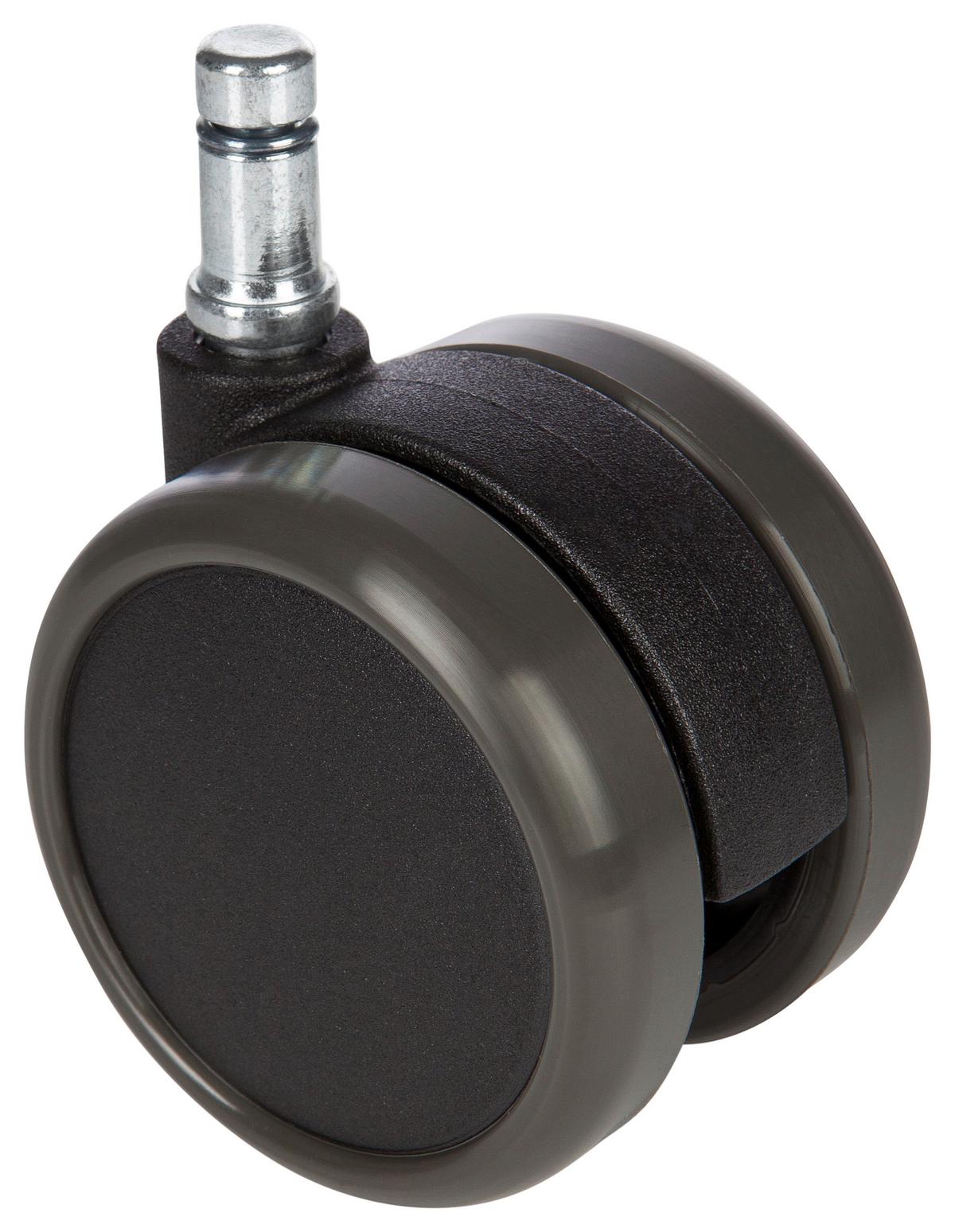 Set Kolesc Za Vrtljivi Stol Rolo, Črna - črna, Basics, kovina/umetna masa (5/7,1/6,5cm) - MID.YOU