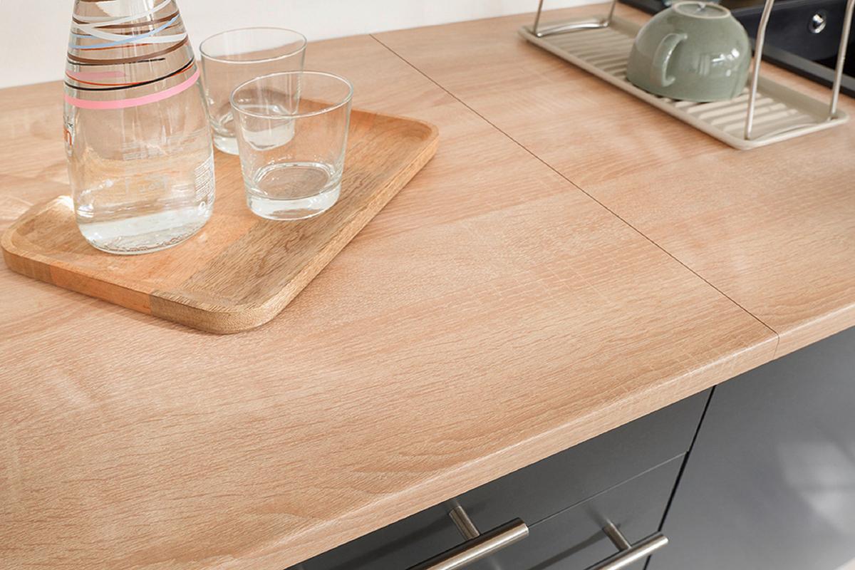 Kuhinjska Spodnja Omarica Merle, Barva Hrasta, Siva - srebrne barve/siva, Basics, kovina/leseni material (50/84,8/60cm) - Respekta