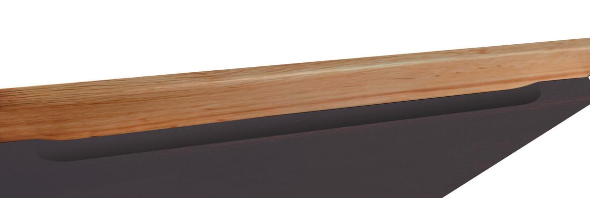 Küchenblock Turin ohne Geräte ca. 240 cm Grau/Eiche - Eiche Wotan/Grau, Design, Holzwerkstoff (240cm) - Held