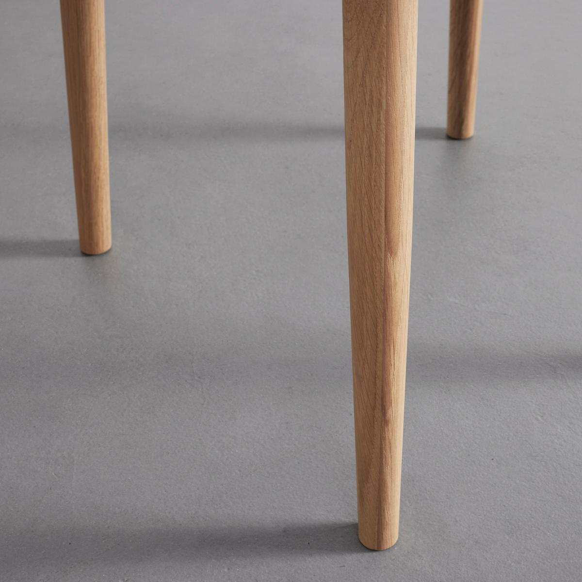 Stuhl Noah Schwarz/Natur Webstoff/Echtholz Gepolstert - Schwarz/Naturfarben, MODERN, Holz/Textil (47/78/51cm) - Bessagi Home