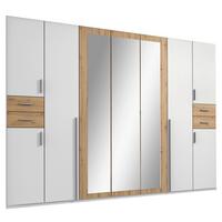 Ormar S Klasičnim Vratima Vegas - bijela/srebrne boje, Basics, drvni materijal (313/208/58cm) - Modern Living