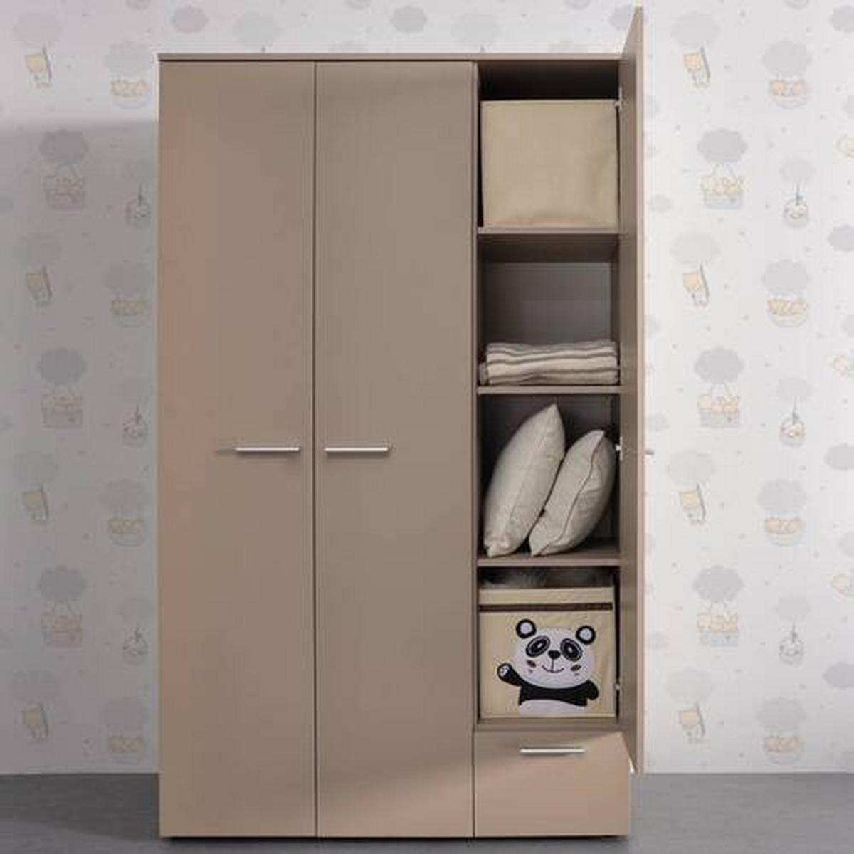 Soba Za Bebe July - bež/krem, Moderno, drvni materijal (311/190/144cm) - Bessagi Kids
