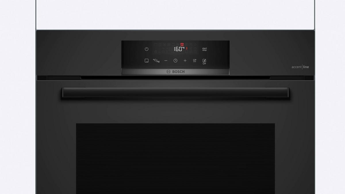 Einbaubackofen HBA4720M3 Schwarz - Schwarz, Metall (59,4/59,5/54,8cm) - Bosch