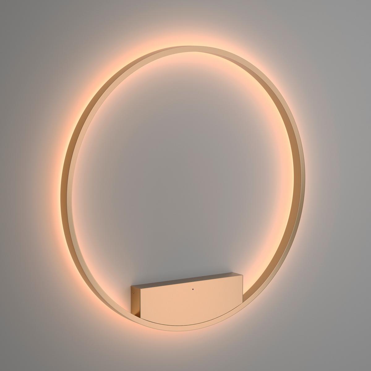 WANDLEUCHTE RIM - Messingfarben, Trend, Metall (80/5cm) - MAYTONI