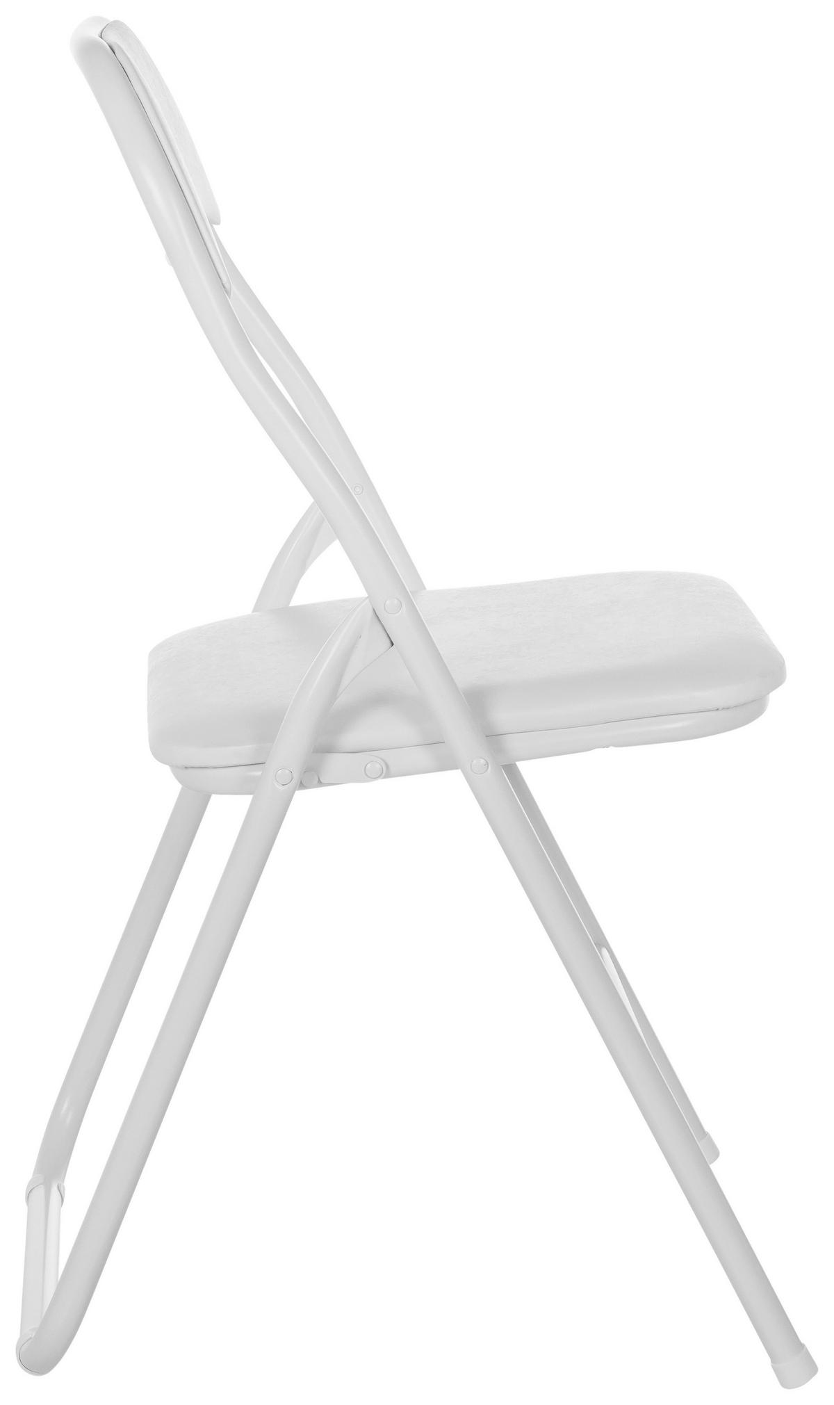 Zložljiv Stol Tudela Basic, Bela - bela, Moderno, kovina (44/81/48cm) - MID.YOU