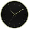 Wanduhr Kelly Schwarz/Gold - Goldfarben/Schwarz, Glas/Metall (50,8cm) - Mömax modern living Wanduhr Kelly Schwarz/Gold - Goldfarben/Schwarz, Glas/Metall (50,8cm) - Mömax modern living