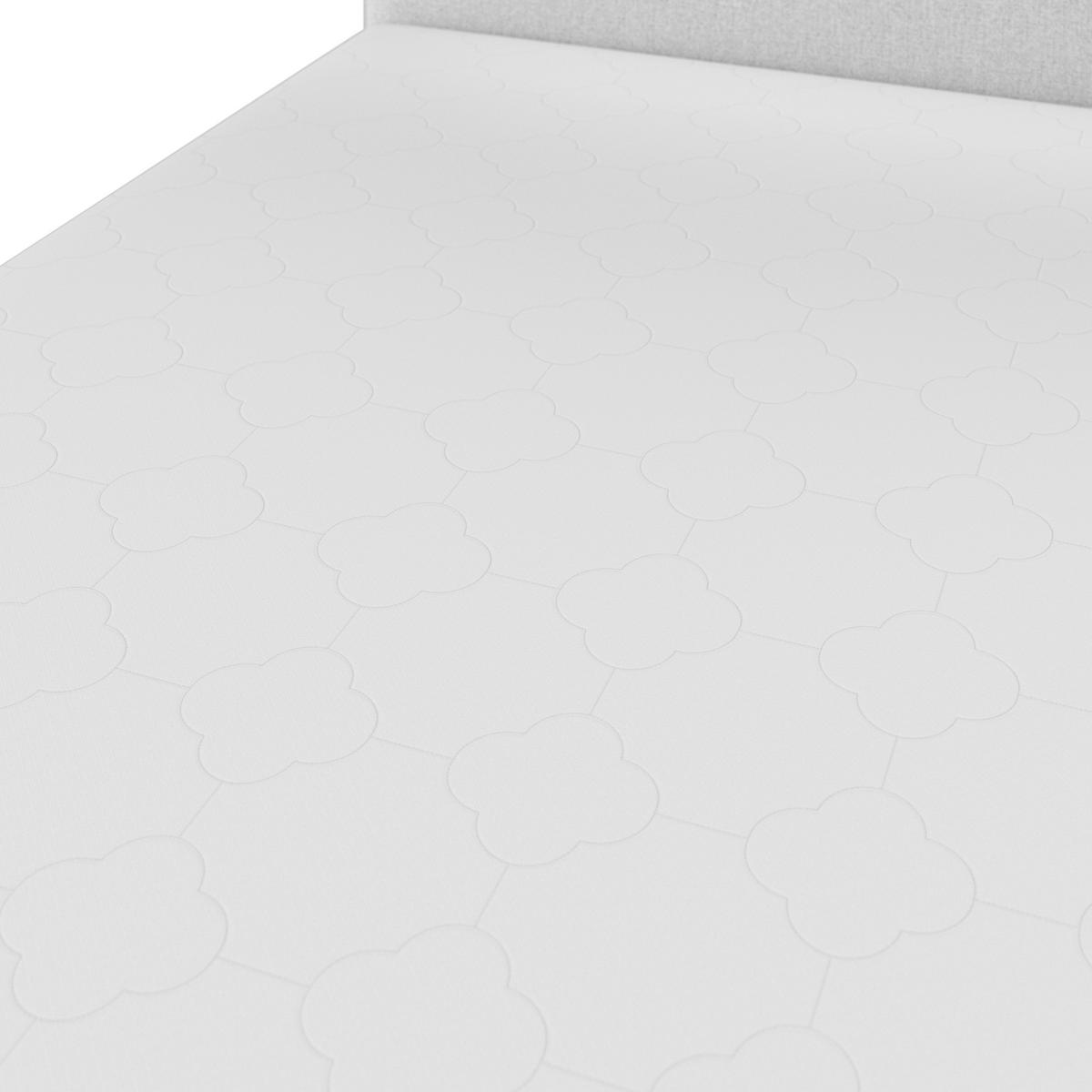 Box Ágy Marco - világosszürke, Modern, textil/fa (180/200cm) - Bessagi