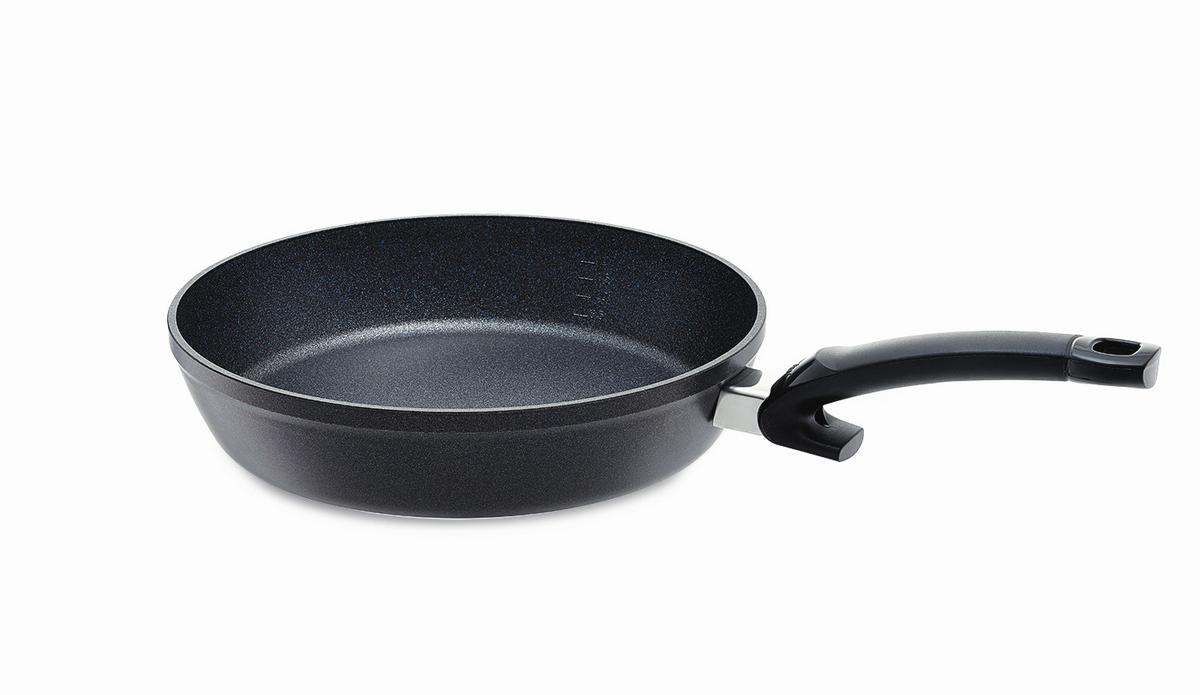 PATELNIA DO SMAŻENIA 159105281000 FISSLER - czarny, Basics, metal (28cm) - Fissler