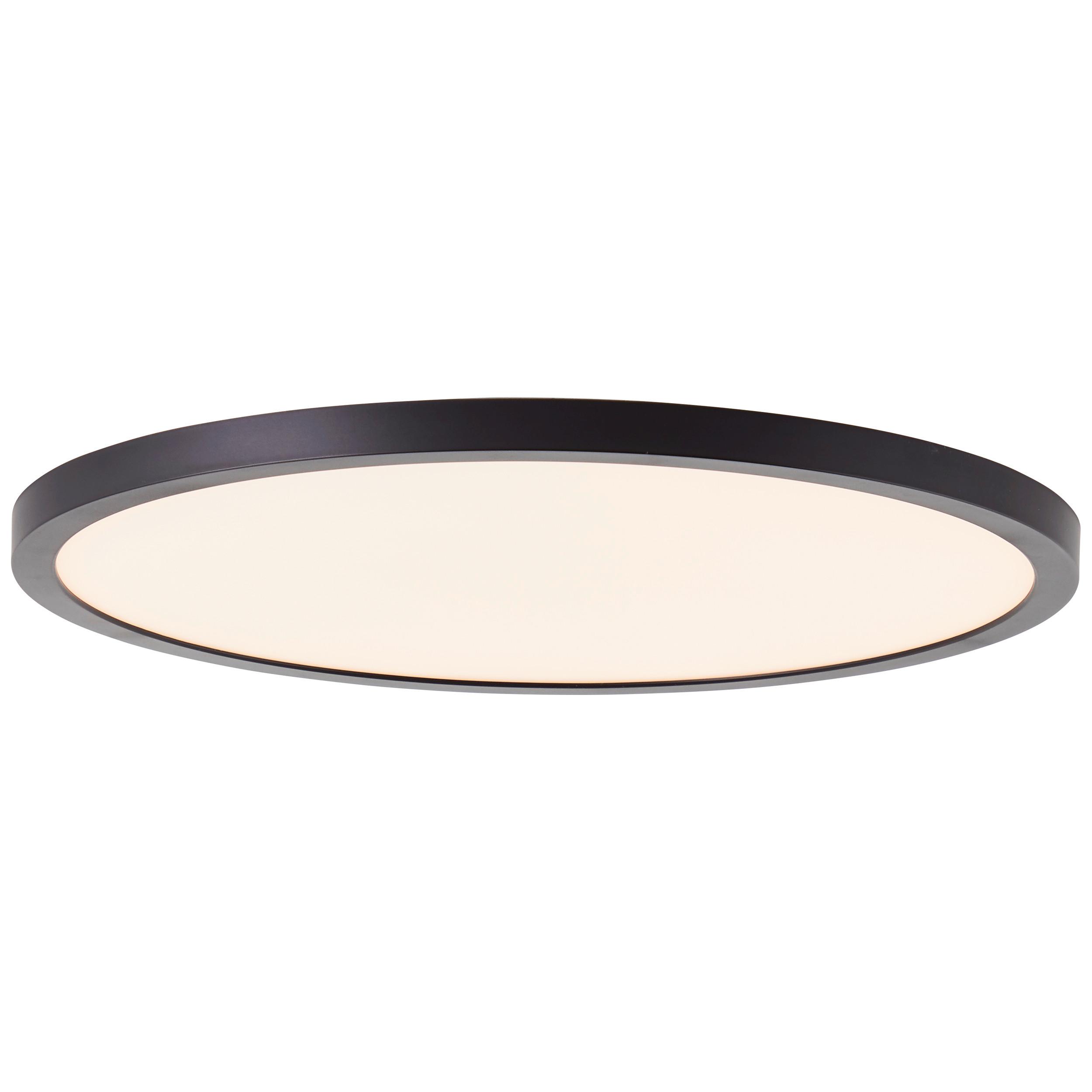 LED-Paneel Tuco Schwarz/Weiß max. 20 Watt - Schwarz/Weiß, Basics, Kunststoff (29,5/2,5cm) - Brilliant