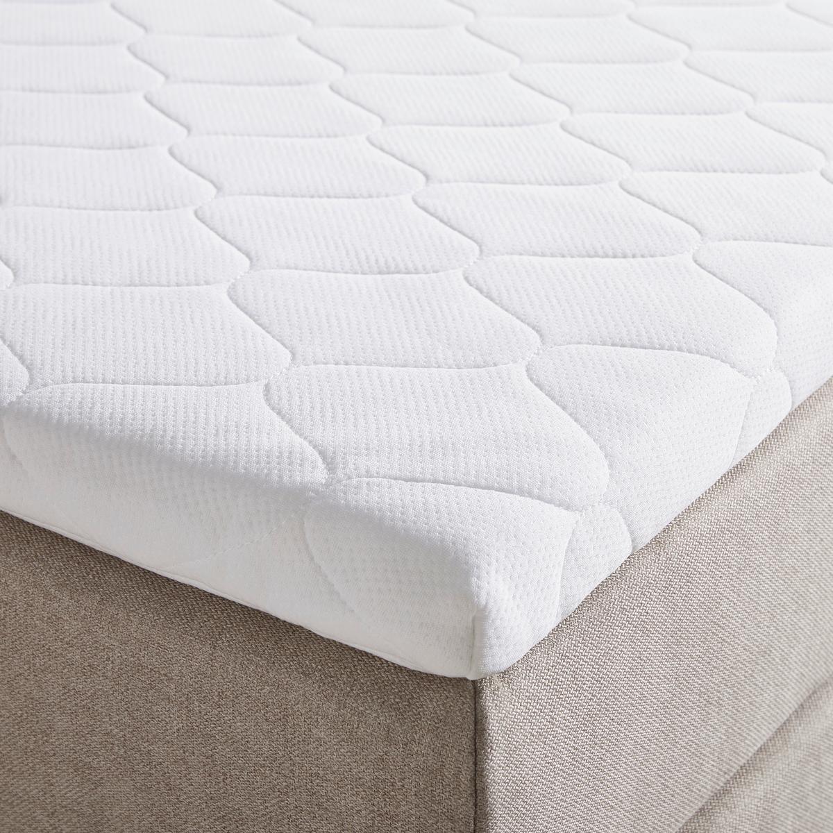 Pat boxspring bej Florinda cca 140X200 bej cu topper - bej, Modern, lemn/textil (140/200cm) - Bessagi Home