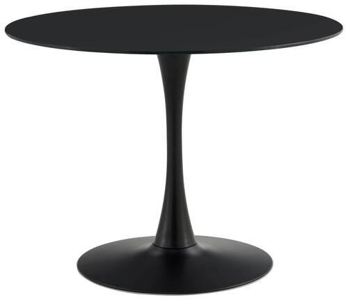 Esstisch in Schwarz - Schwarz, Design, Glas/Metall (100/100/76cm) - Mömax