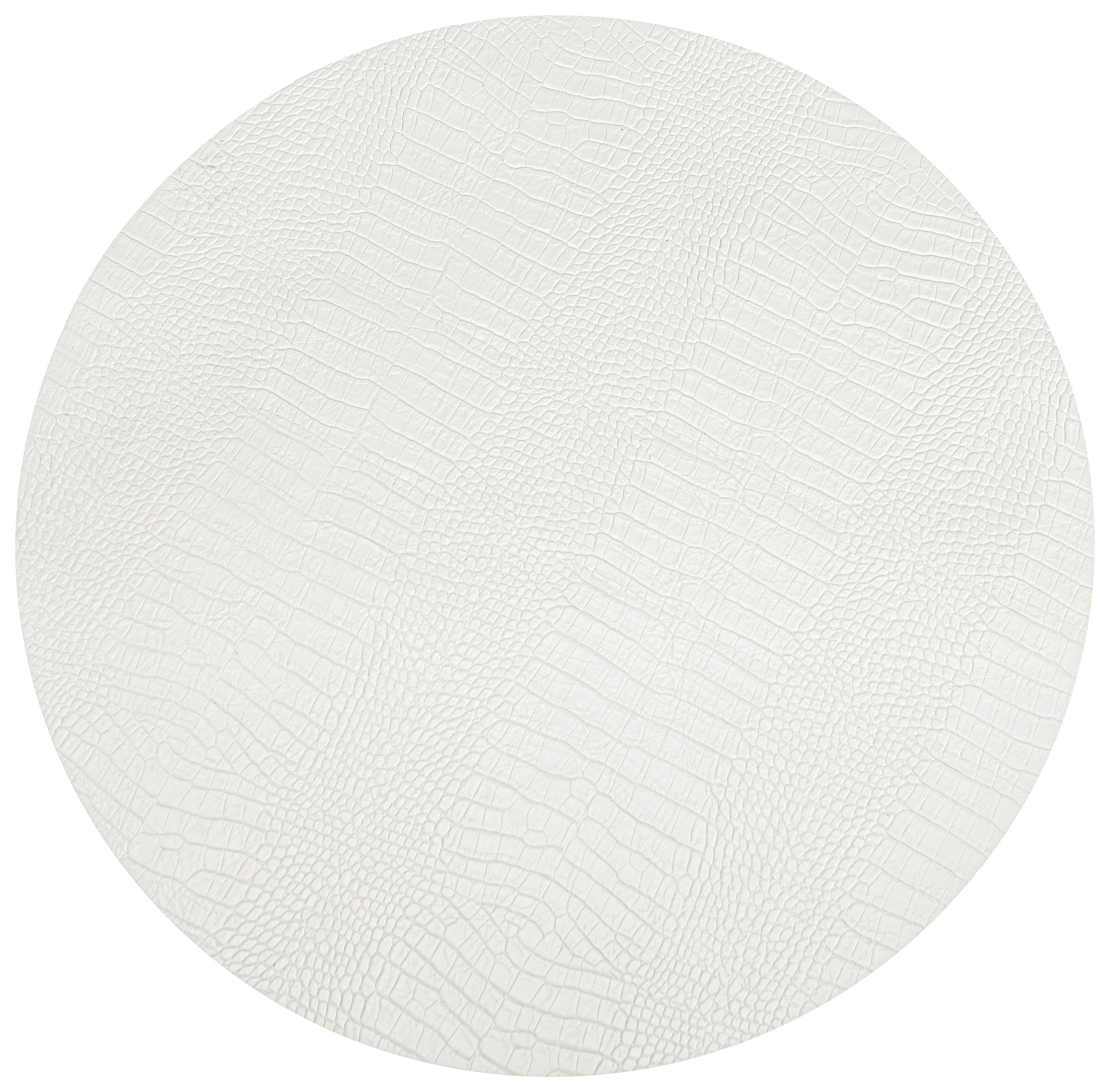 Étkezőalátét Snake - fekete/fehér, Modern, bőr (38cm)