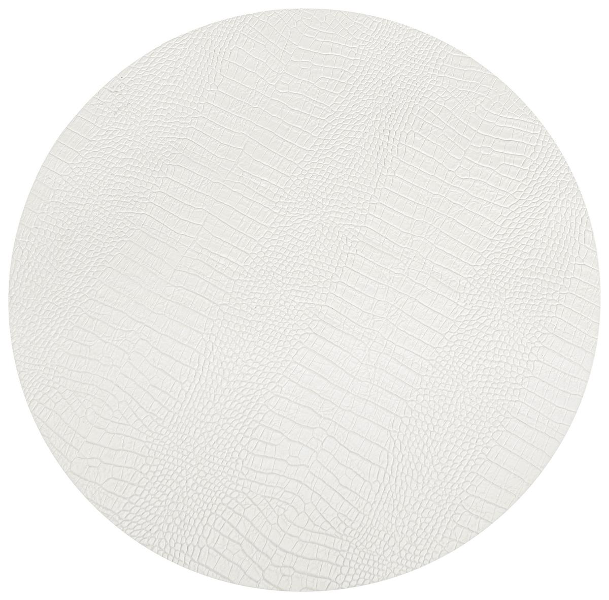 Étkezőalátét Snake - fekete/fehér, Modern, bőr (38cm)