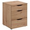 NACHTKÄSTCHEN MAXI MM - Schwarz/Eiche Artisan, KONVENTIONELL, Holzwerkstoff (40/55/39cm) - Mömax