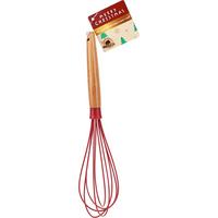 Habverő Whisk - piros, fa (5/21cm)