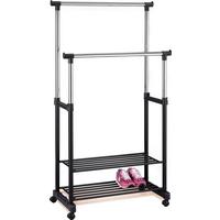 Stalak Za Odjeću Tacitus - boje kroma/crna, Moderno, metal (81/118-160/43cm) - Modern Living