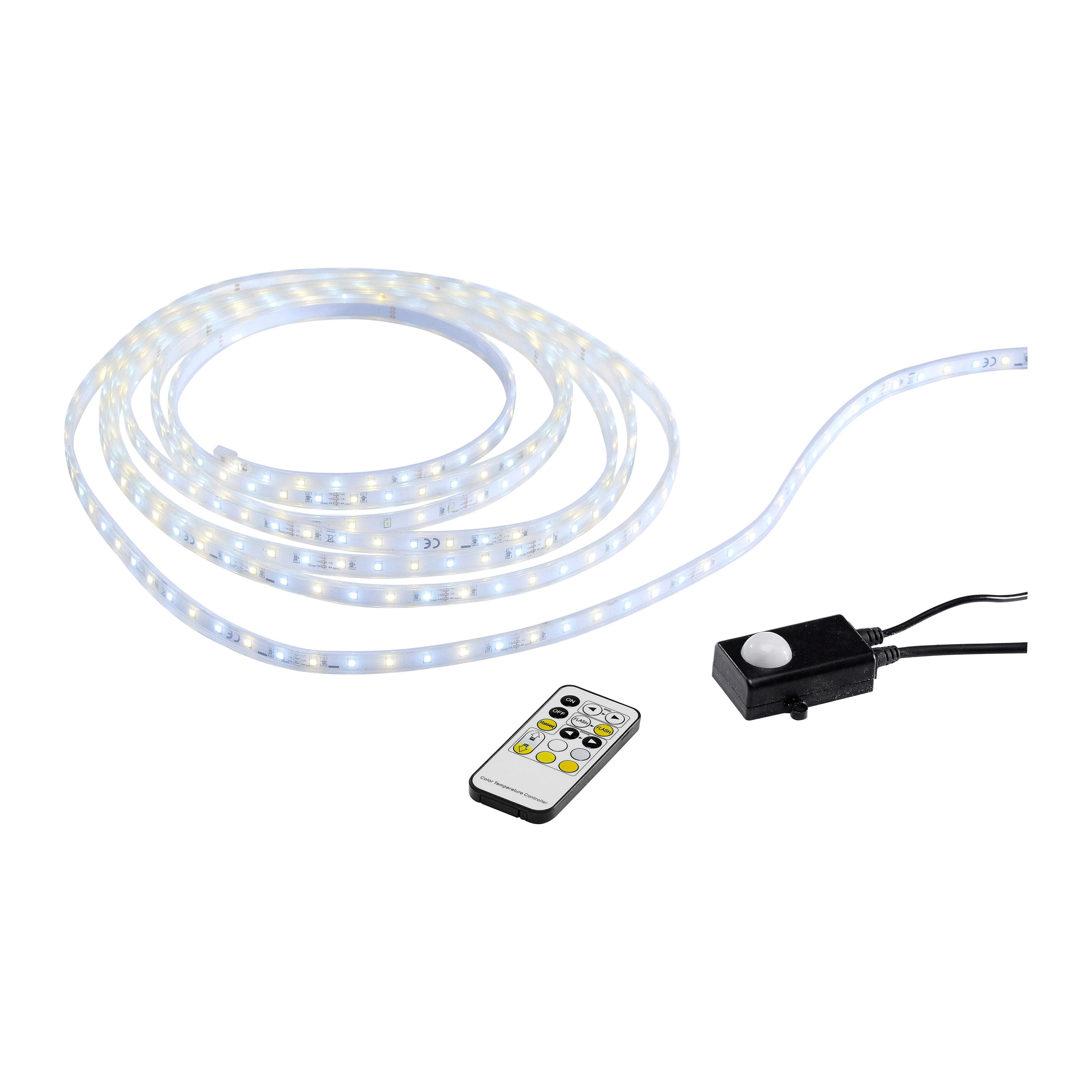 TAŚMA LED 81207-00 TEANIA - biały/przezroczysty, Design, tworzywo sztuczne/metal (500/1,5/0,5cm) - P & B