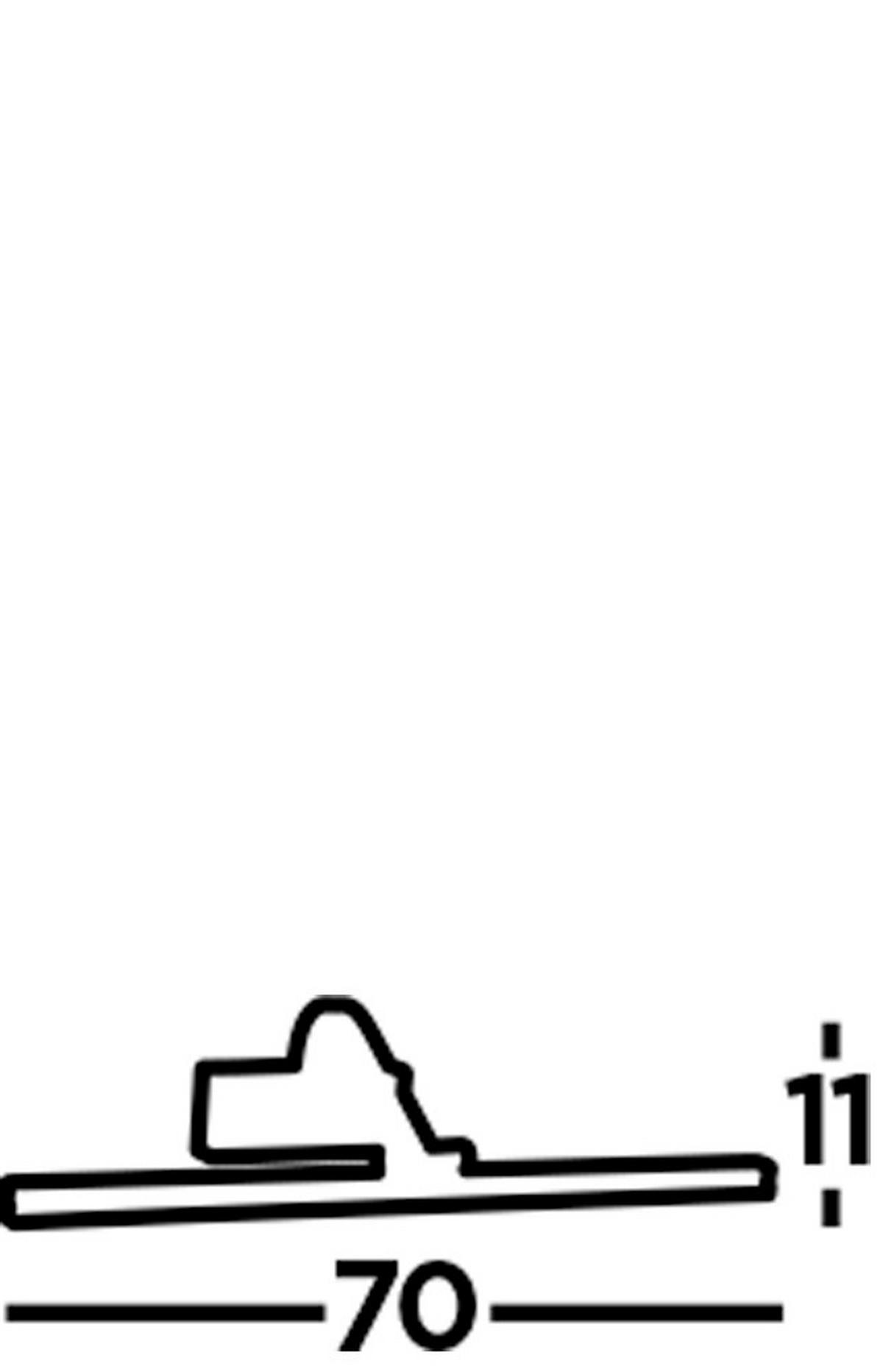 Led Képmegvilágító Lámpa Bilbao 5551-70bg - aranyszínű, Design, fém (70/11cm)