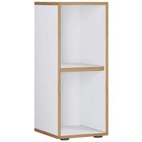AKTENREGAL SALIA B30 - Honigeiche/Weiss, Design, Holzwerkstoff/Kunststoff (30/74/33cm) - MID.YOU