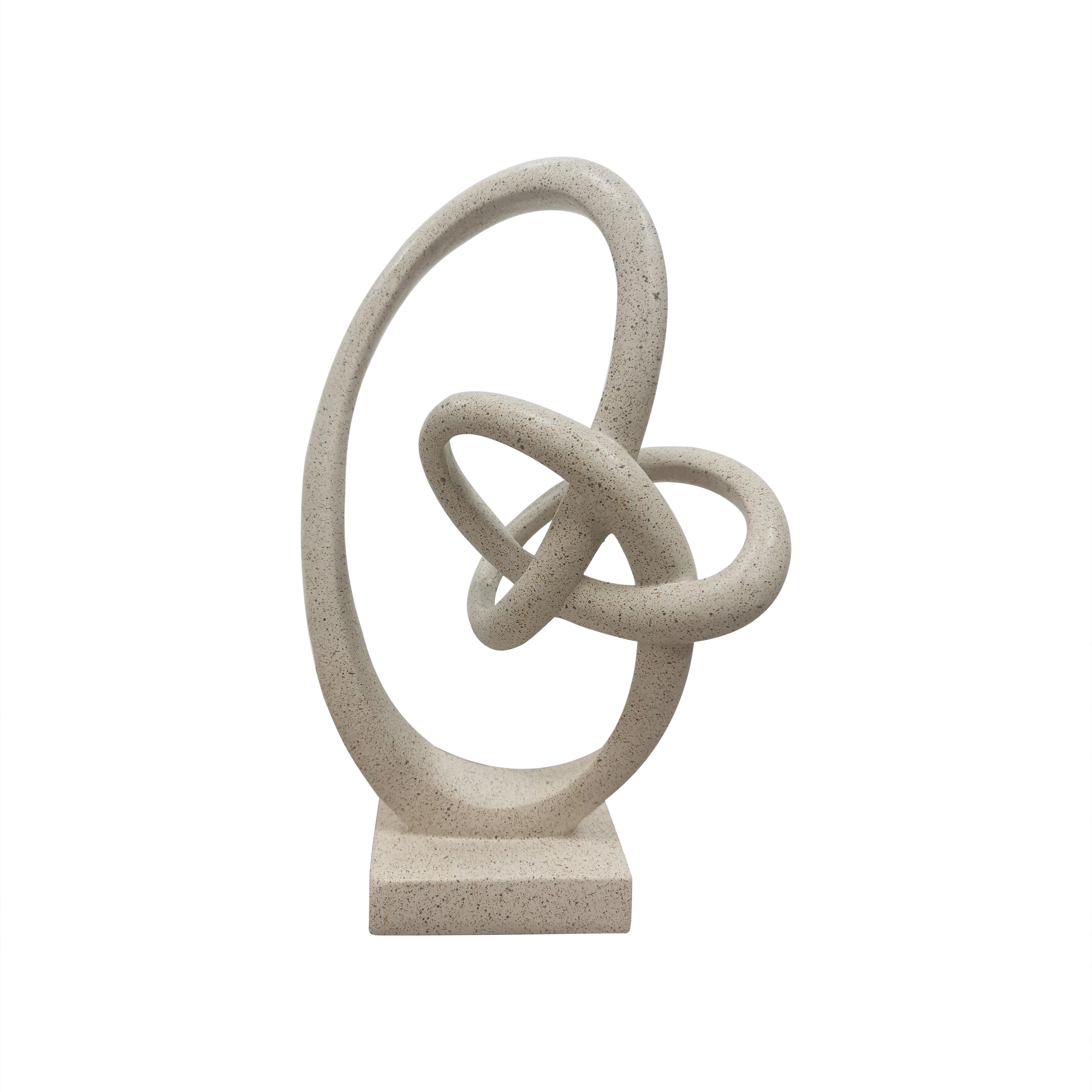 Skulptur Mary in Beige - Beige, Lifestyle, Kunststoff (15,5/26/9,5cm) - Mömax