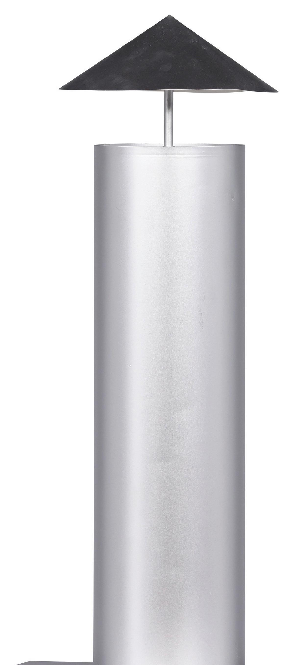 Feuerstelle Makarima ca. 45x199x45 cm Silber - Silberfarben, KONVENTIONELL, Metall (45/199/45cm) - Gardenson