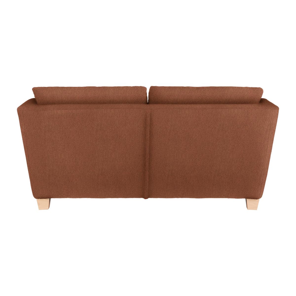 2-Sitzer-Sofa Devado Kupferfarben - Naturfarben/Kupferfarben, Holz/Textil (190/70-85/95cm) - Mömax