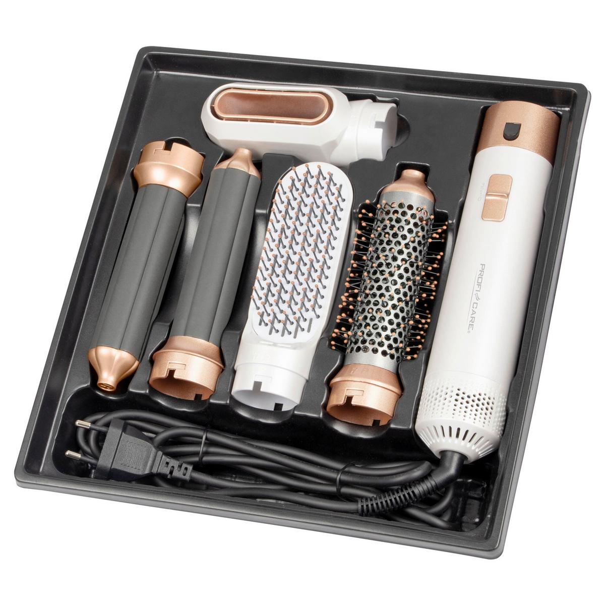ZESTAW DO STYLIZACJI WŁOSÓW PC-HAS 3132 HAARSTYLINGSET - biały/jasnoróżowy, Basics, tworzywo sztuczne (35,0/4,0/4,0cm) - Bomann