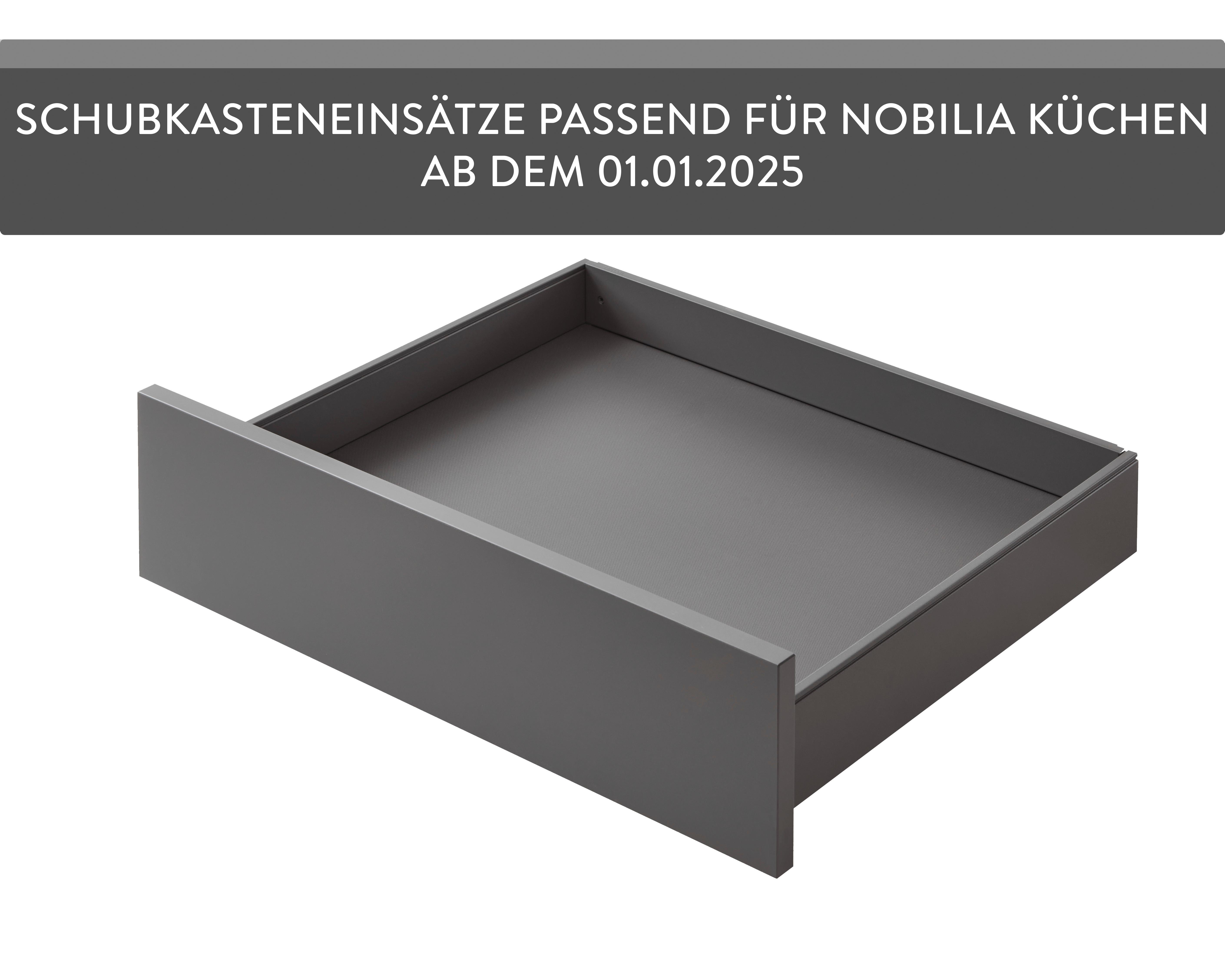 WKŁAD NA SZTUĆCE BE90Y - kolor łupkowy, Basics, tworzywo sztuczne (90/4,9/50cm) - Nobilia