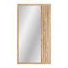 WANDSPIEGEL ARKO STRIPES II -EXKLUSIV/SB- - Eichefarben, MODERN, Glas/Kunststoff (100/56/1,63cm) - Mömax