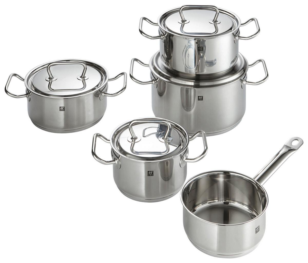 ZESTAW GARNKÓW 1006261/ 66580-000-0 ZWILLING - kolor srebrny/kolor stalowy, Basics, metal - Zwilling