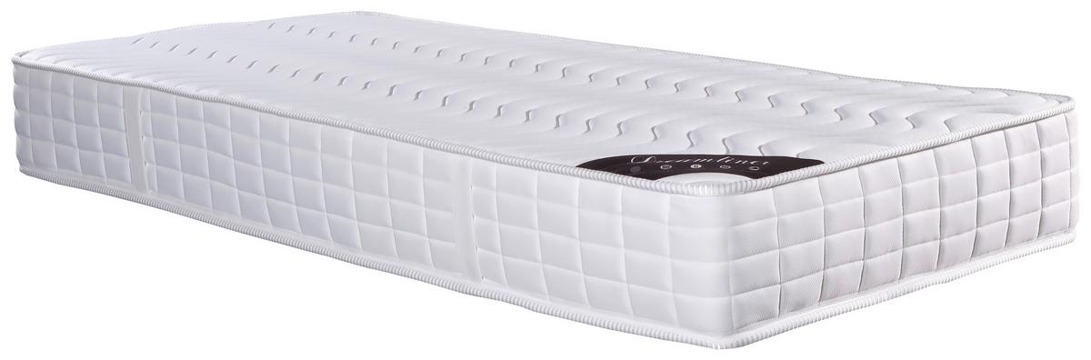 Taschenfederkernmatratze Dreamliner H3 ca. 200x200cm - Weiss, Textil (200/200cm) - Nadana