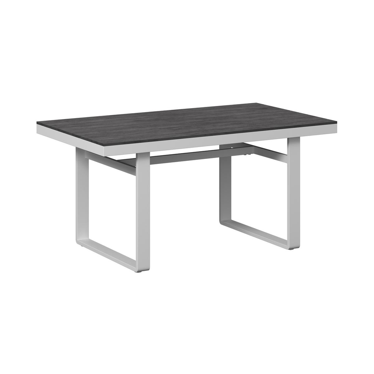 Dining-Loungeset Leandra Hellg Outdoorstoff/Metall/Polywood - Dunkelgrau/Hellgrau, MODERN, Kunststoff/Textil - Bessagi Garden