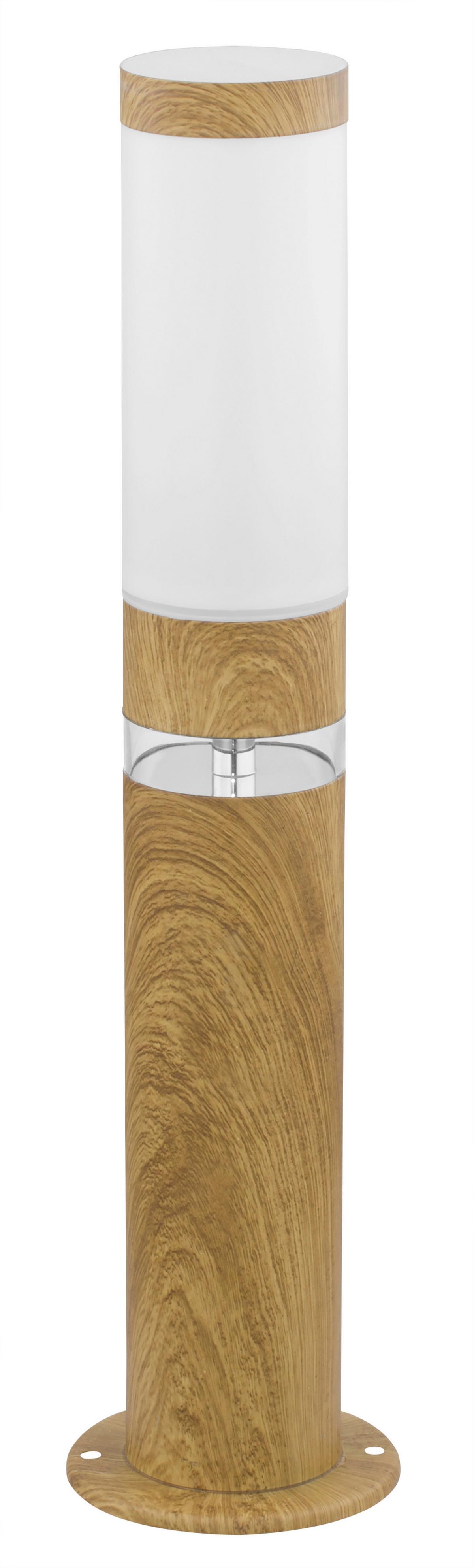 Außenleuchte Jaicy in Naturfarben max. 15 Watt - Klar/Opal, KONVENTIONELL, Kunststoff/Metall (11,7/50cm) - Globo